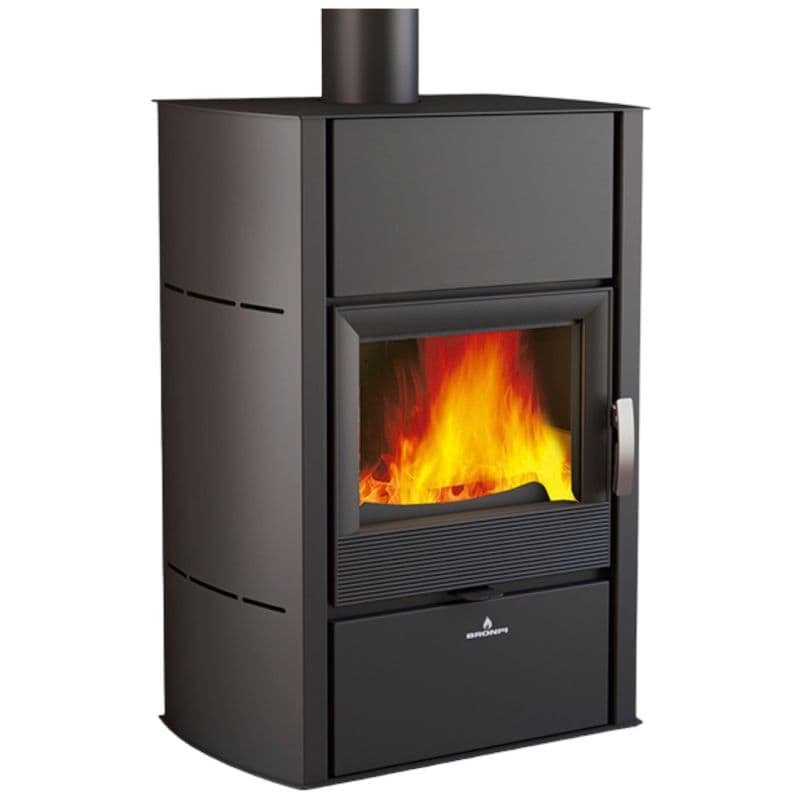 Poêle à bois bouilleur raccordable - BRONPI HydroNova Plus 15 kW - BRONPI F