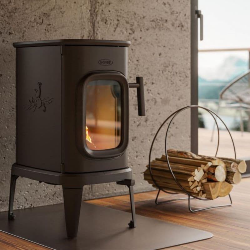 Poêle à bois en fonte raccordable - DOVRE Saga 101 7.5 kW - DOVRE