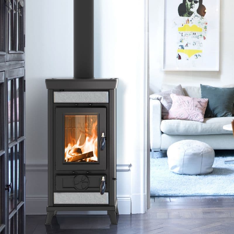 Poêle à bois en pierre - THERMOROSSI Sofia Evo 6 Stone 7.5 kW - THERMOROSSI F