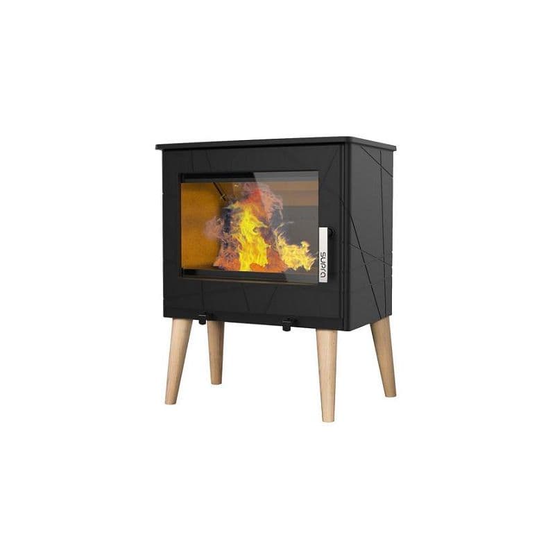 Poêle à bois étanche en fonte - SUPRA Usko 9.1 kW - poêles à bois SUPRA