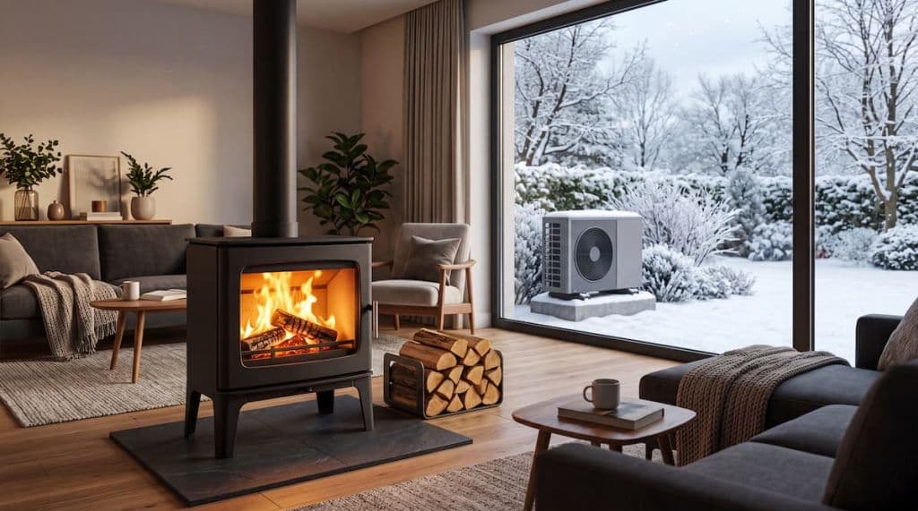 Poêle à bois ou PAC : quel chauffage choisir pour votre maison ? -