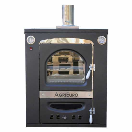 AgriEuro Medius Plus 100 Inc – Four à bois en acier encastrable – Ventilé