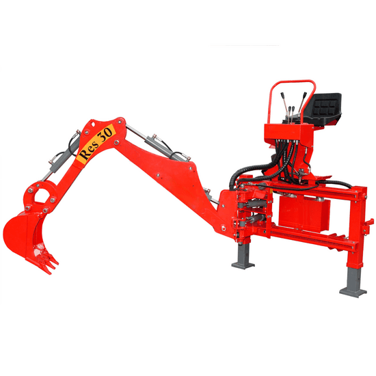 Agrieuro Top Line RES30 – Pelle-rétro pour tracteur avec déplacement hydraulique