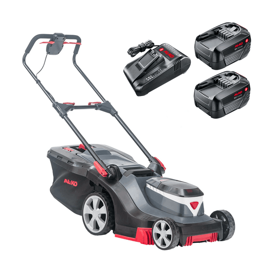 AL-KO 382 Li Premium – Tondeuse à gazon sur batterie – Coupe 38 cm – 2x 18V/5,0Ah