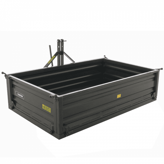 Benne pour tracteur Blackstone B-TB 180 – Basculante – 3 ridelles ouvrables
