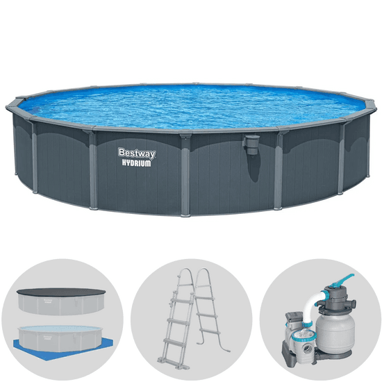 Bestway Hydrium 561RP – Ø732×132 cm – Piscine ronde