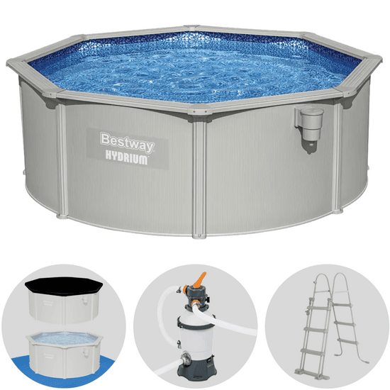 Bestway Hydrium 56574 – Ø366×122 cm – Piscine ronde