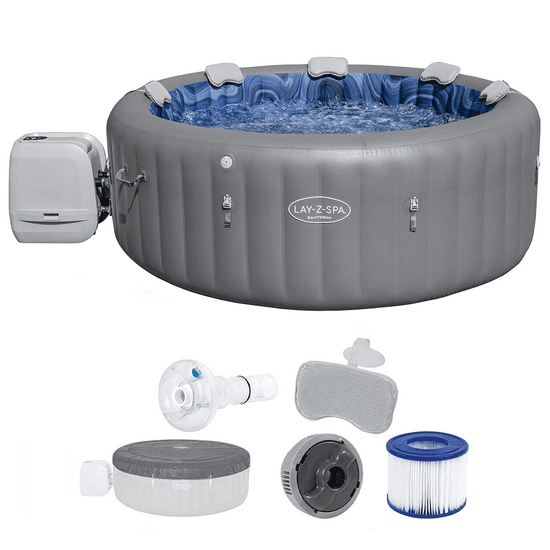 Bestway Lay-Z-Spa Santorini HydroJet 6001T – Ø216×80 cm – Spa gonflable
