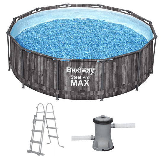 Bestway Steel Pro max 5614X – Ø366×100 cm – Piscine ronde