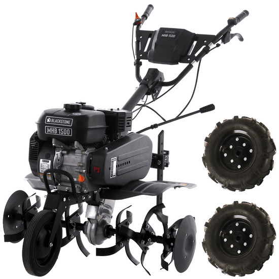 BlackStone MHB 1500 – Motobineuse thermique à essence 212 cm3 – 7 CV
