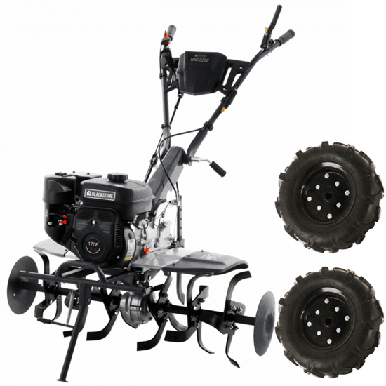 BlackStone MHG 2200 – Motobineuse thermique à essence 212 cm3 – 7 CV