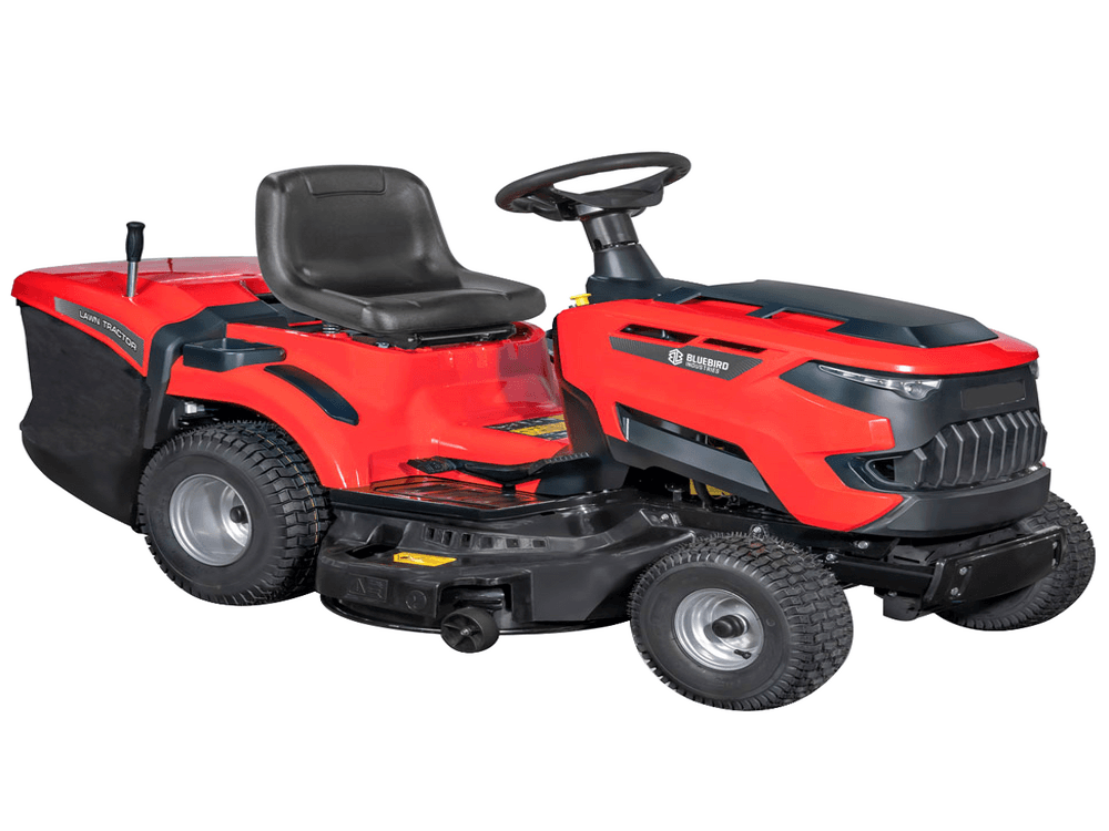 Blue Bird LT C 86H – Tondeuse autoportée avec boîte hydrostatique – bac de ramassage 245 L