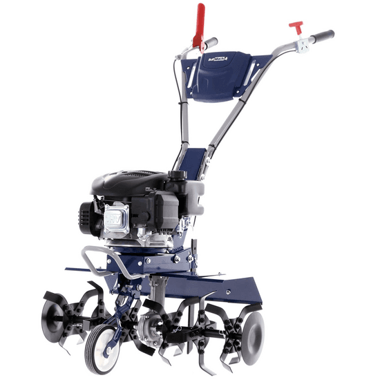 BullMach FLORA 60 – Motobineuse à essence 4,5 CV – Moteur Loncin 139 cm3
