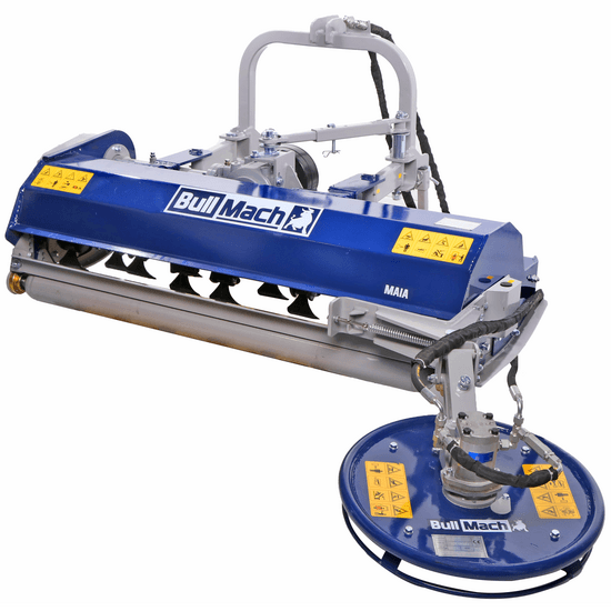 BullMach Maia 175 S – Broyeur pour tracteur avec disque interfilaire – Série médium – Déport manuel