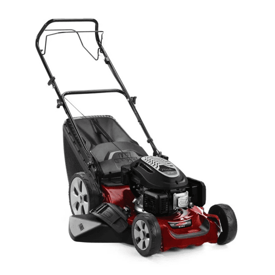 CastelGarden XC 53 S C – Tondeuse à gazon thermique tractée – 4 en 1 – Moteur de 166 cm3