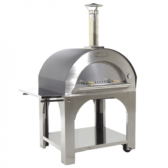 Cibus Inox – Four à bois à pizza d’extérieur – 5 pizzas