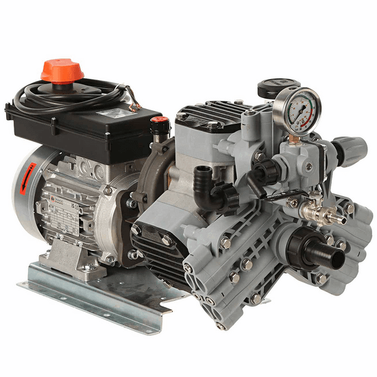 Comet MTP P40/20 TRF90 HP3 BA SCAT EL – Motopompe électrique triphasée pour pulvérisation – version pour acides et produits chimiques