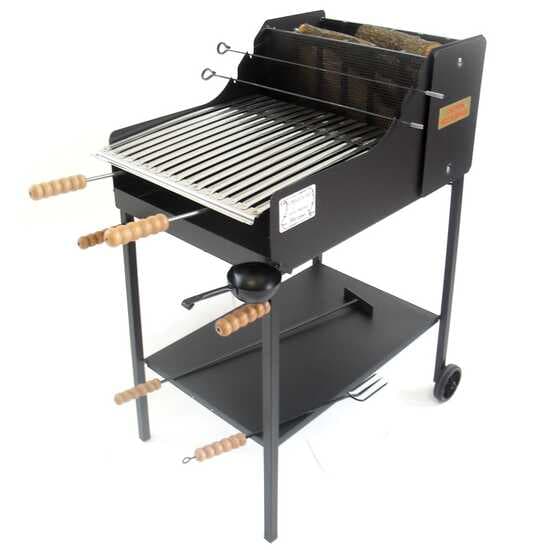 Cruccolini Fuocone Inox – Barbecue à bois et charbon en fer artisanal
