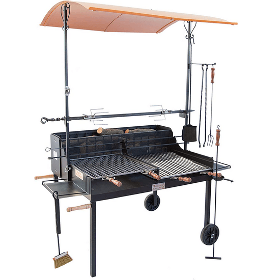 Cruccolini Tuscany Maxi – Barbecue à bois et charbon en fer artisanal