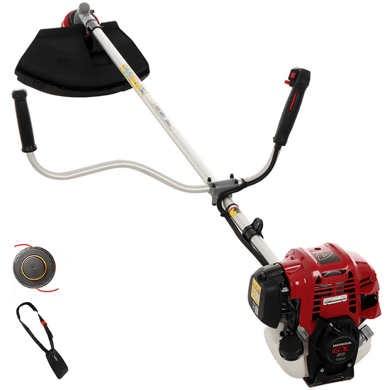 EuroMech HO 50 C – Débroussailleuse à essence 4 temps avec guidon à double poignée – Moteur Honda GX50