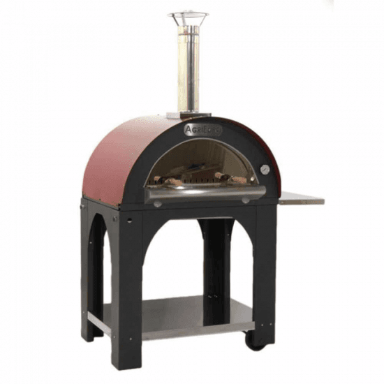 Four à pizza à bois d’extérieur Cibus Red – 4 pizzas