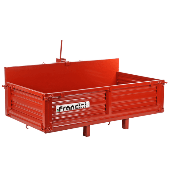 Francini P 130 – Benne de chargement pour tracteur – Basculante – 3 Ridelles ouvrables