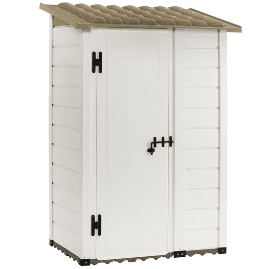 Garofalo Tuscany 100 – Abri de jardin – Avec porte décentrée – 122,5 x 82,5 x 201 cm