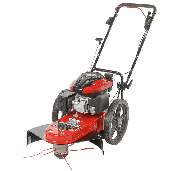 GeoTech DG 58 F – Débroussailleuse manuelle à roues à essence 4 temps