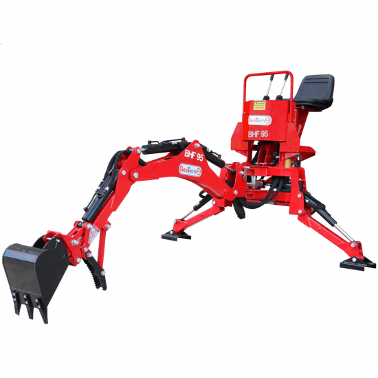 GeoTech Pro BHF 95 – Pelle rétro pour tracteur fixe