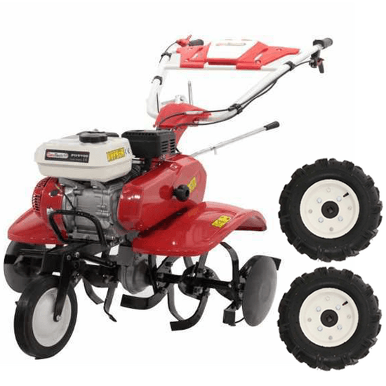 GeoTech-Pro PGT 700 – Motobineuse à essence 7 HP – Changement de vitesses 2+1 marche arrière