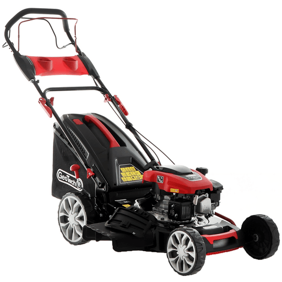 GeoTech S51-170 BMSGW – Tondeuse à gazon thermique tractée – 4 en 1 – Coupe 51 cm