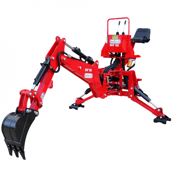 GeoTechPro BHF 195 – Pelle rétro fixe pour tracteur