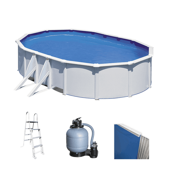 Gre Fidji Ovale 500x300x120cm – Piscine hors-sol en acier