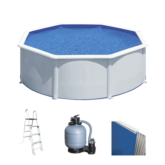 Gre Fidji Ronde Ă300 x 120 cm â Piscine hors-sol en acier