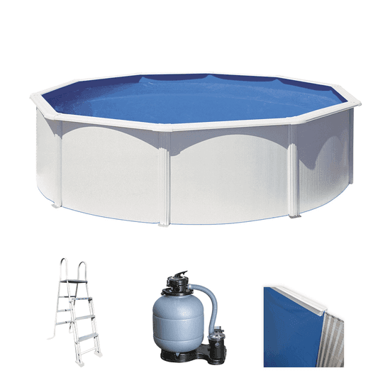 Gre Fidji Ronde Ă460 x 120 cm â Piscine hors-sol en acier