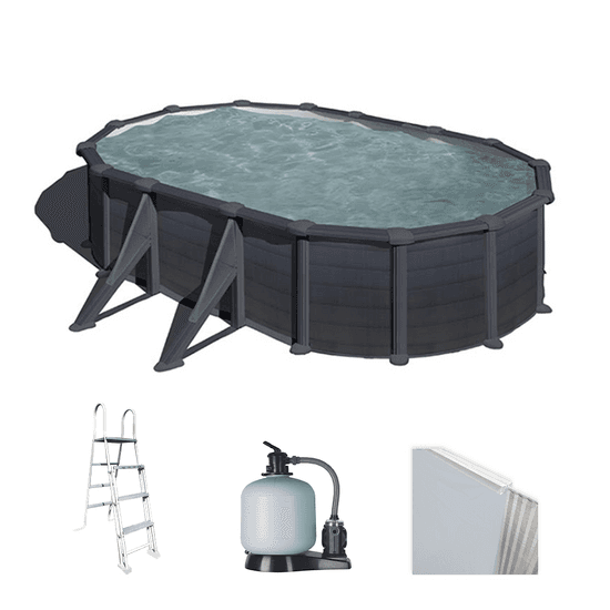 Gre Granada Ovale 500x300x132cm – Piscine hors-sol en acier