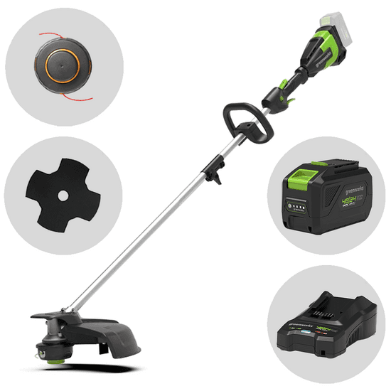 Greenworks GD48BCK4 – Débroussailleuse à batterie – 48V – 4Ah