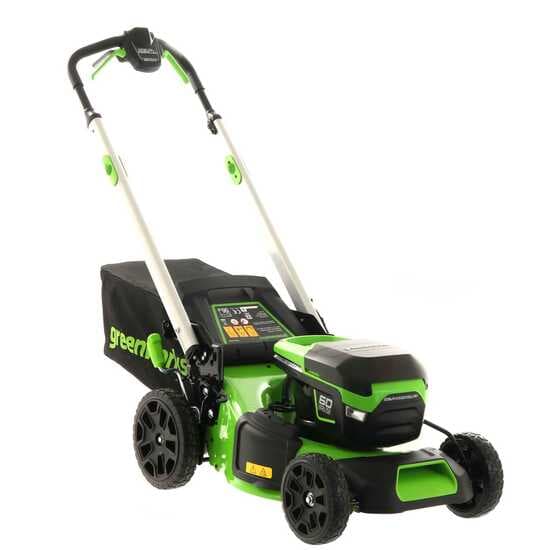 Greenworks GD60LM46SP – Tondeuse à gazon autotractée à batterie – BATTERIE ET CHARGEUR NON INCLUS