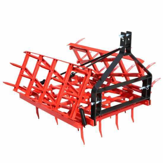 Herse à dents fixes série médium EPM40 – Portée/Tractée – 40 Dents Repliable – 200 cm