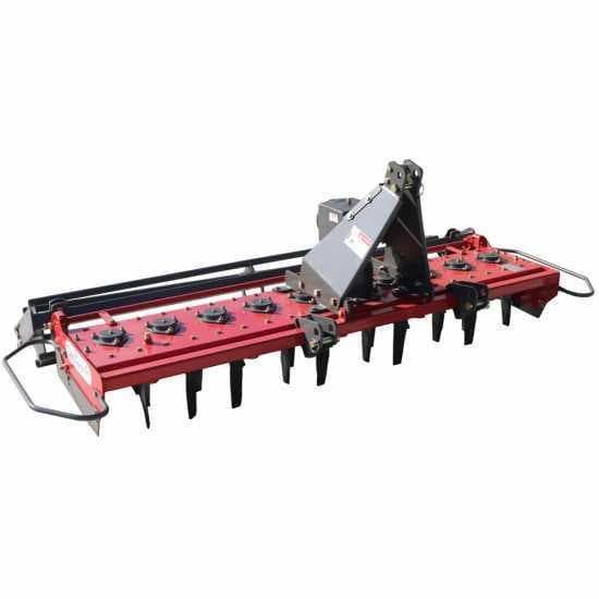Herse rotative GeoTech Pro ER 210 – largeur de travail 210 cm -20 lames Série légère
