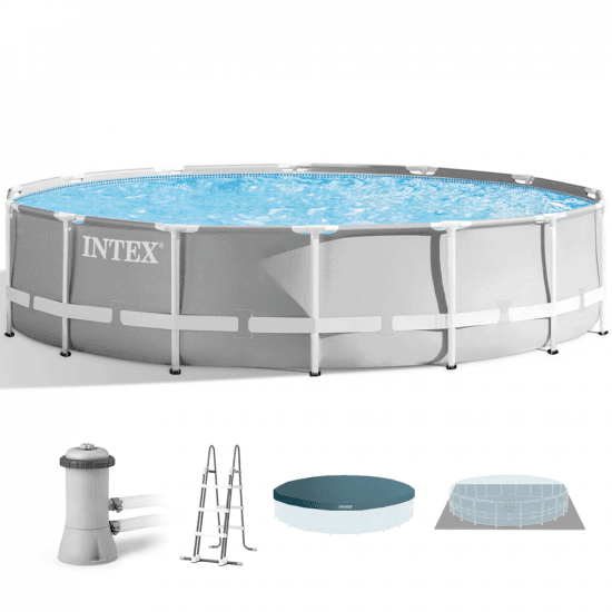 Intex Prisma Frame 26720NP – Ø427×107 cm – Piscine Ronde