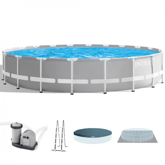 Intex Prisma Frame 26756NP – Ø610×132 cm – Piscine Ronde