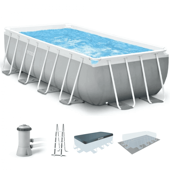 Intex Prisma Frame 26792NP – 488x244x107 cm – Piscine hors-sol