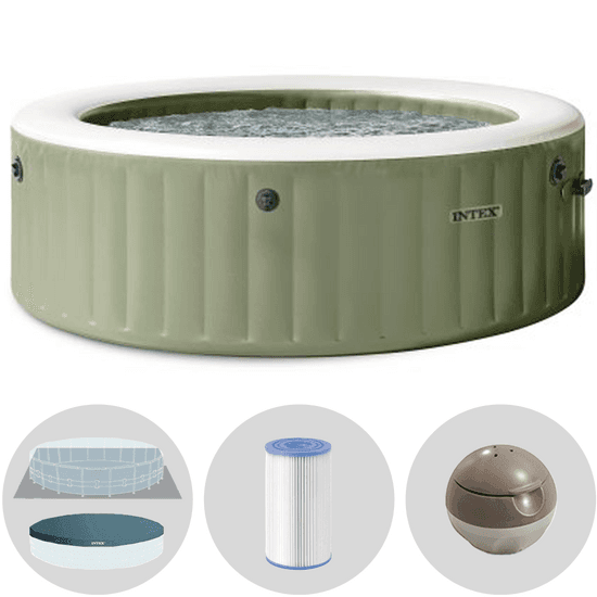 Intex Rotonda Bubble Massage 28412NP â Ă236Ă71 cm â Piscine dâhydromassage spa