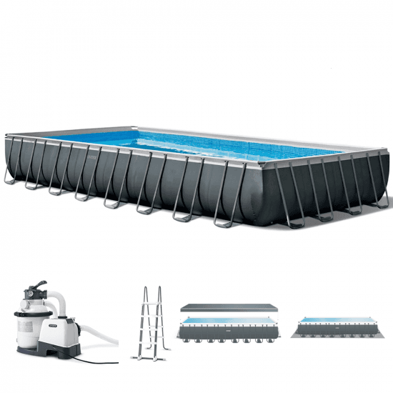 Intex Ultra XTR Frame 26374NP – 975x488x132 cm – Piscine hors-sol