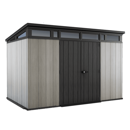 Keter Artisan gris – Abri de jardin – Avec porte à double pans – 342x218x226 cm