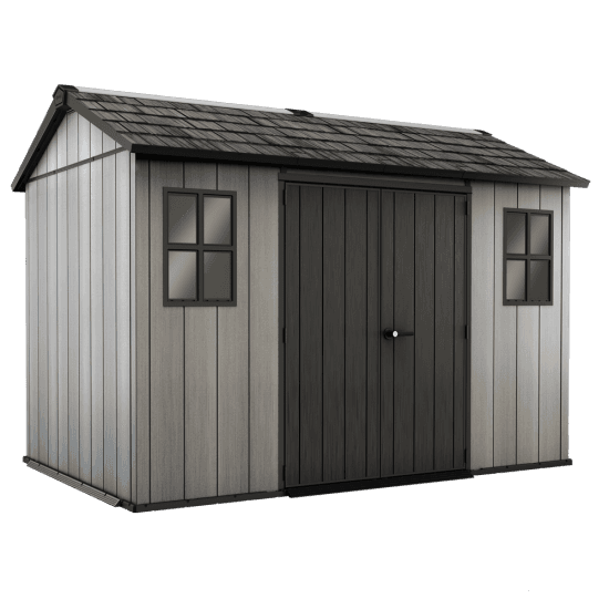 Keter Oakland 1175 – Abri de jardin – Avec fenêtres frontales – 350x229x254 cm