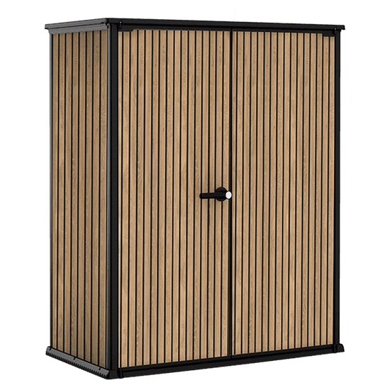 Keter Signature Venetian – Armoire à outils de jardin – 140 x 73 x 170 cm