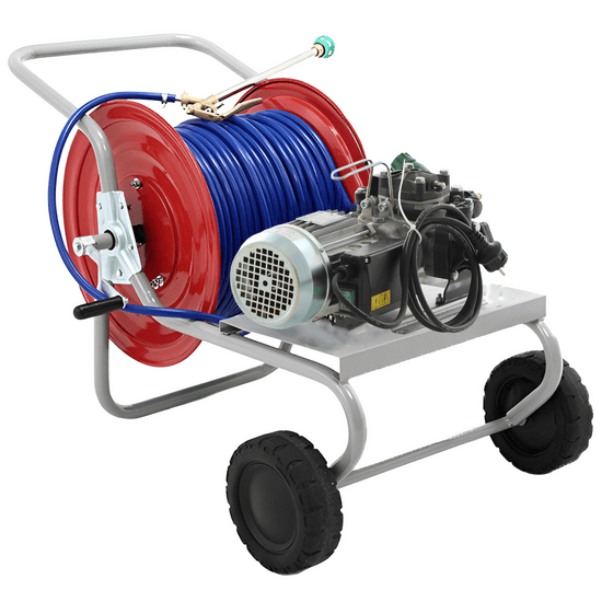 Kit de motopompe électrique de pulvérisation avec chariot – Udor Iota 20 hp1