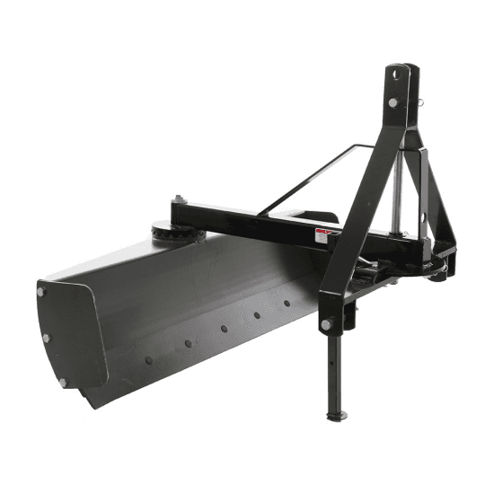 Lame niveleuse pour tracteur Blackstone B-GB 140 à rotaton simple 360° et bras orientable